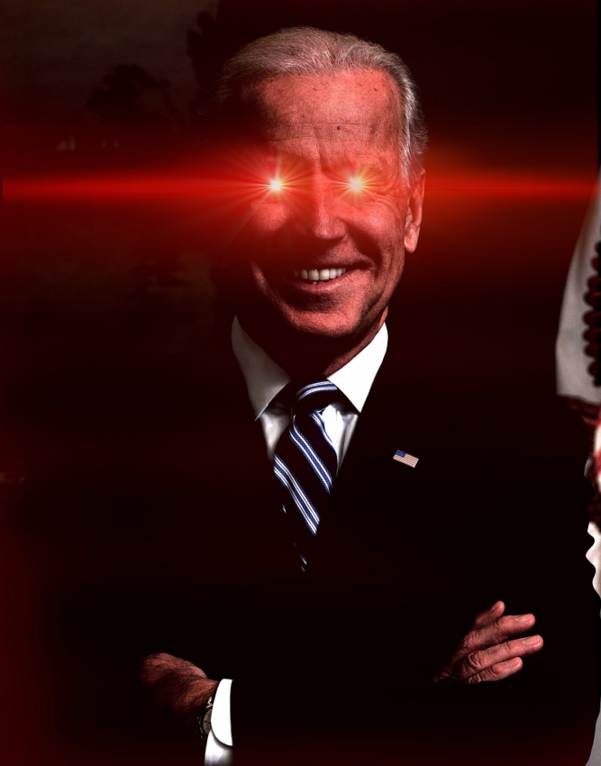 Joe Biden Lazer Gözlü